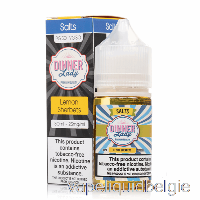 Vape Smaken Citroensorbets Zouten - Vape Dinerdame - 30ml 25mg